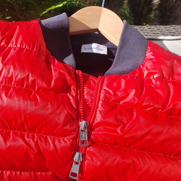 Moncler down bomber jacket, size small - Picture 7 of 9